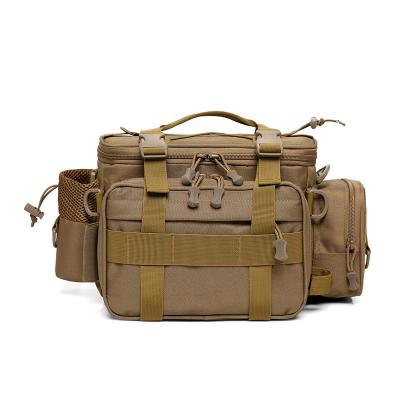 China Multifunctional Purpose Water Resistant 900D Storage Fishing Tackle Bag Shoulder Waist Packs Military Tactical Bag for sale