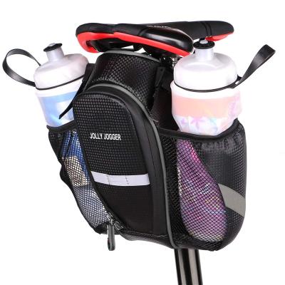 China Waterproof Seat Bag Cycling Bicycle Seat Bag Waterproof Pouch With Water Bottle Mountain Road Bike Bottle Bag for sale