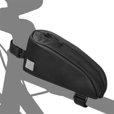 China Bicycle Under Tube Top Bag Fully Waterproof Bicycle Front Frame Bag Cycling Top Tube Bicycle Triangle Bag for sale