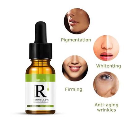 China Custom Skin Revitalizer Label 30ml Retinol Face Serum With Hyaluronic Acid Retinol Serum Good Whitening Face Serum OEM for sale