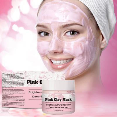 China Whitening Clay Facemask Australian Pink Clay Hydrating Anti Aging High Quality Bestselling Bright Cleansing Face Mask Moisturizing Rose Mask for sale