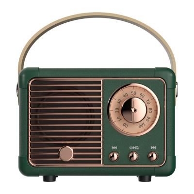 China Retro Phone Feature Speaker with Old-fashioned Classic Style Volume Connection Loud TF Card, BT 4.1 Radio and MP3 Player (Green) for sale