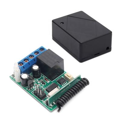 China DC 12V 1CH 433Mhz RF Wireless Remote Control Relay Switch Lamp Smart Wireless Remote Control Light Switch with One Relay Receiver (Latched Mode) for sale