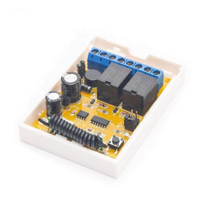 China Universal AC 12V 24V 2CH 10A DC Wireless Lamp Switch Relay Remote Control Receiver Module For Various Wireless Controls for sale