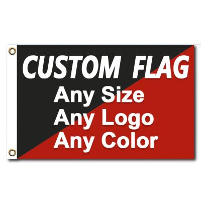 China Custom 3x5ft Advertising Company Flag And Banner Digital Printing For Advertising Events Big Promotion for sale