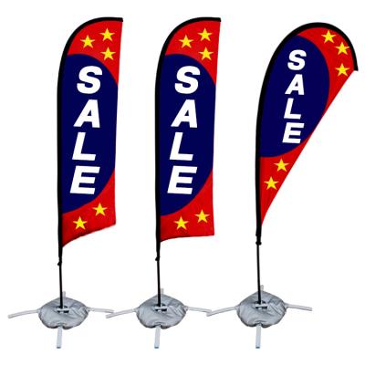 China Wholesale High Quality Wholesale Beach Flag Pole Stand Base Bali Arch Teardrop Flag For Advertising for sale