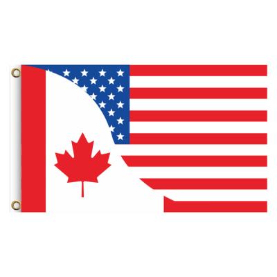 China Advertising Company Canada Truckers Flag Freedom Convoy Banner 2022 USA Country Flags For Event Promotion for sale