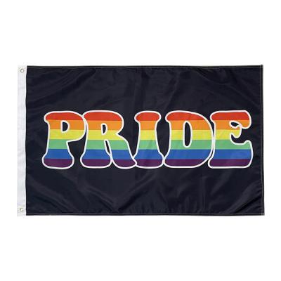 China Hotel and Resort Digital Hot Sale Custom Banner Printing Lgbt Pride 3x5ft Feminism Rainbow Flag for sale