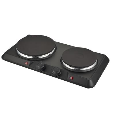 China Hotel Guangdong high quality 2 burner 2250w electric stove home kitchen hot plates cooking appliances 220v 120v 202-D306 for sale