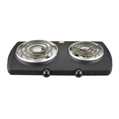 China Hotel Portable Electric Stove 2250W Hot Plate Cooker 2 Burner Hot Plate HP202-U402 for sale