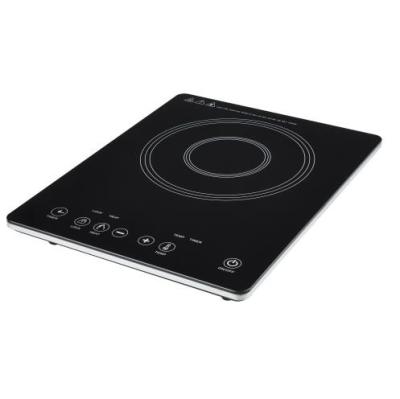 China Hotel Induction Cooker Appliances Single Burner Electric Stoves Household 2000W Black Gold Ceramic Glass IH2103-02 for sale