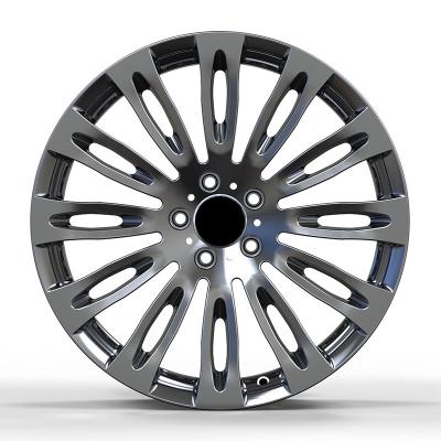 China Bright Aluminum Alloy Silver 17 18 19 21 Hub Car Aluminum Alloy 22 Inch Forged Wheel Rims For Mercedes for sale