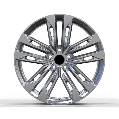 China Aluminum Alloy Gunmetal Machined Forged Aluminum Rim Front Rear Germany Car Alloy Wheels Rim For Audi for sale