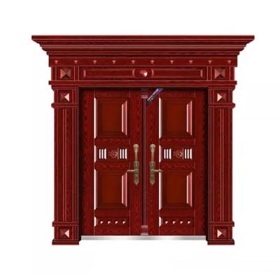 China Bulletproof Villa Design Gates OEM Bestselling Amazon Metal Exterior Security Modern Metal Doors for sale