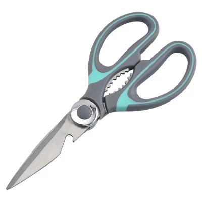 China For Poultry Venting Multifunctional Household Fishbone Scissors Stainless Steel Kitchen Bone Food Strong Scissors for sale