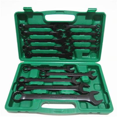 China Factory Metric Chrome Plated 14 Piece Dual Function Plastic Wrench Box for sale