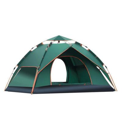 China Customizable UV-resistant Camping Tents UV-resistant Tent Straight Tying One Bedroom Quick Automatic Opening Tent For Three-Season for sale