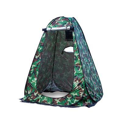 China UV-Resistant Fabric Outdoor Single Changing Tent Shower Bathroom Bathing Tent Oxford Quick Open Opaque Toilet Changing Tent for sale