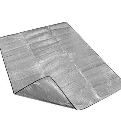 China Waterproof Lightweight Durable Eva Aluminum Foil Outdoor Double Sided Picnic Mat With Thickening Aluminum Film for sale