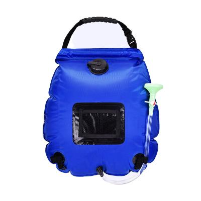 China New 20L Road Trip Shower Bath Mountaineering Camping Portable Water Bag Maker Outdoor Solar Shower Bag for sale