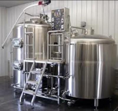 China 600 L - 1000 L fermenters， beer brewing equipments, lauter tun of medium brewery for sale