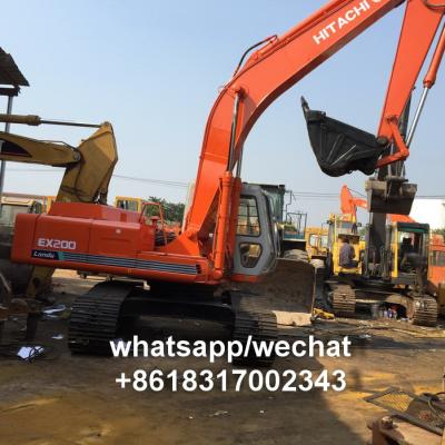 China Current Condition Japan Used Excavator EX200-1 Hitachi EX200 Excavator For Sale 1.0CBM for sale