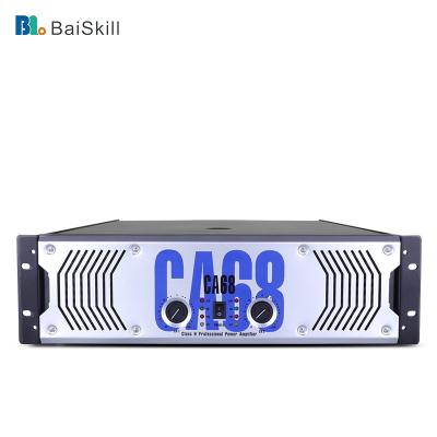 China CA68 BaiSKill High Efficient Heat Dissipation System Professional Power 1600w Power Amplifier For Karaoke CA68 for sale