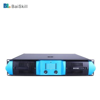 China MC21000 BaiSKill High Efficient Heat Dissipation System Professional Power 1000w*1000w Power Amplifier For Karaoke MC21000 for sale