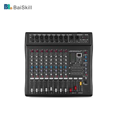 China K901 BaiSKill DSP Echo Professional Mixer 9 Channel Support USB Computer Connect Audio Mixer for K901 Studio for sale