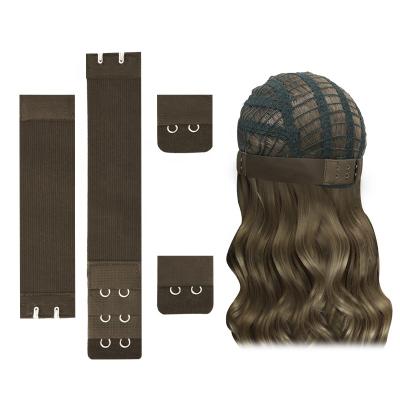 China ZCHUM Adjustable Wig Accessories Brown Elastic Band for sale