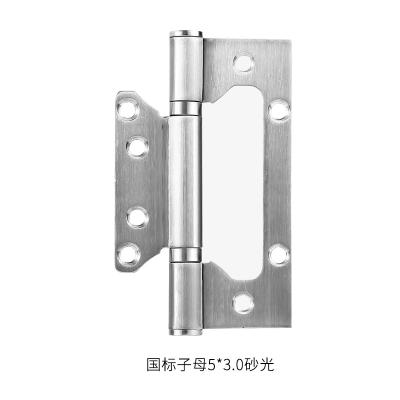 China 304/201 Stainless Steel Hinge Bathroom Door Living Room Door 5*3.0 Modern International Butterfly Door Hinge for sale