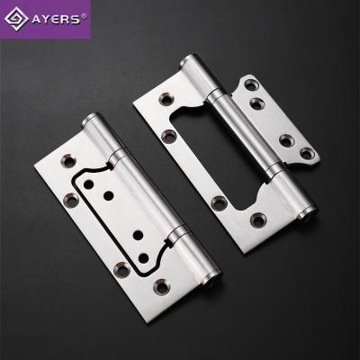 China Modern high quality ss304 and ss201 5 inch butterfly flow submother door hinge two ball bearing hinge for wooden door for sale