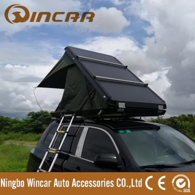 China 2021 UV-Resistant New Hard Shell Aluminum Roof Top Tent With Cross Support for sale