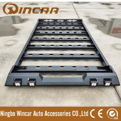 China Carry Cargo On Detachable Car 4x4 Car Top Roof Top Rack With Side Ladder for sale