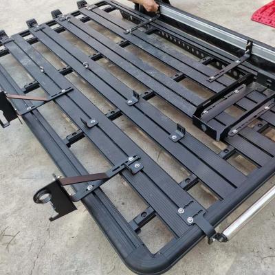 China New aluminum flat roof rack for different cars for sale