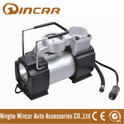 China Powerful Mini Tire Pressure Monitor DC 12V Portable Car Air Compressor Pump for sale