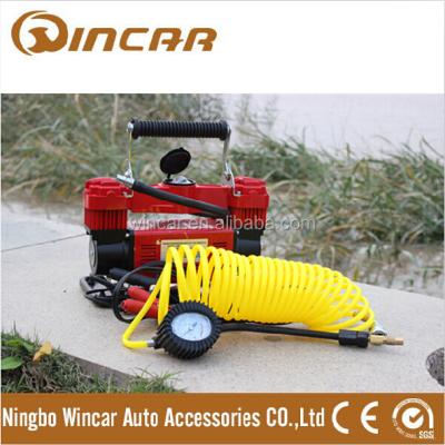 China Metal 12 Car Compressor Tire Inflator Air Compressor with Double Cylinder by Wincar for sale