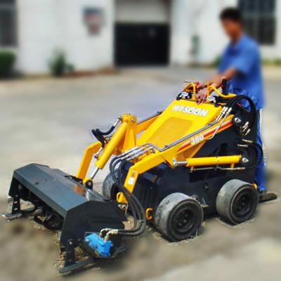 China Hotels mini agriculture tiller, universal mini agricultural machine mini skid steer loader with tiller for sale