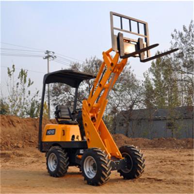 China CE multifunctional articulated mini wheel loader for sale 1000KG for sale