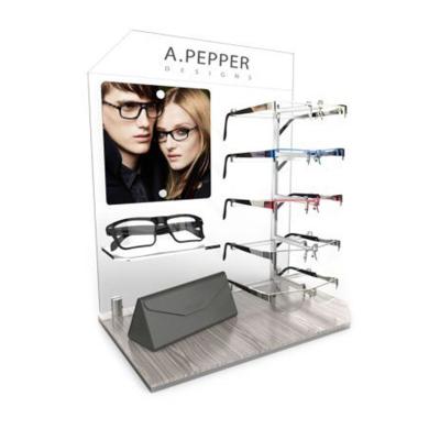 China Factory direct sale environmental friendly furniture store sunglasses showcase optical shop equipment eyewear display stand for sale