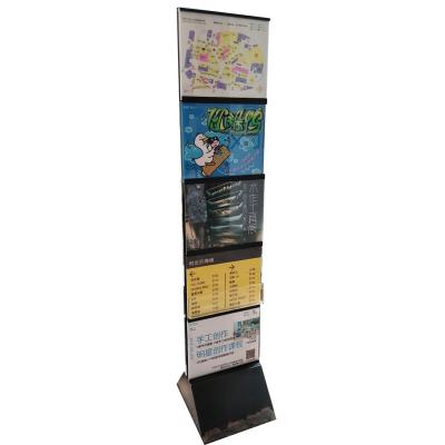 China Modern customized standard and poster floor standsposter display stands and custom poster frame displays. for sale