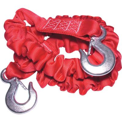 China General Automatic Elastic Tow Rope With Heavy Duty Hooks 5 Ton Heavy Duty Vehicle Tow Strap Rope for sale