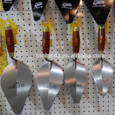 China Trowel Maker Two Color Wood Handle Polished Trowel for sale