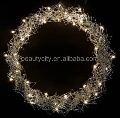 China Outdoor and Indoor Decoration 22cm LED Christmas Light Garland and Garland Led Pattern Light for Home Decoration for sale