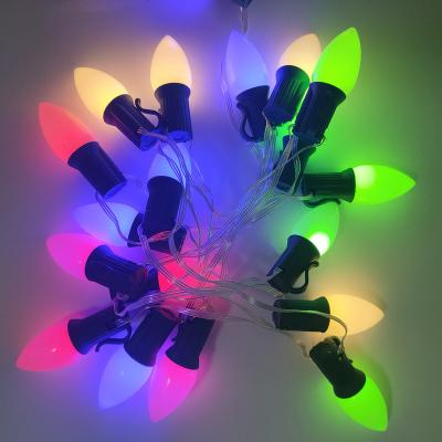 China Colorful Colorful Outdoor Garden LED Christmas Lamp String Lamp C7 Holiday Lamp String for sale