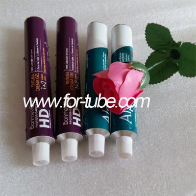 China Empty cosmetic aluminum tube for agentina colorant cream for sale