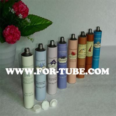 China Empty cosmetic aluminum tube for shavine cream for sale