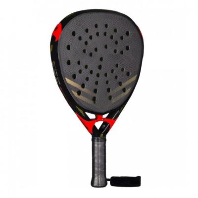 China Durable High Quality Soft EVA Multi-shape Customized Full Carbon 3K 12K 18K Padel Racket for sale