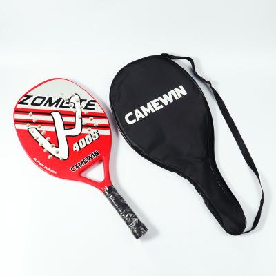 China Wholesale Outdoor Game Eva Memory Foam Vibrator Dampeners Rough Face Tennis Racket Beach With Bag for sale