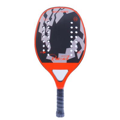 China Low MOQ EVA Core Rough Surface Full Beach Soft Carbon Fiber Outdoor Beach Tennis Racket From Games for sale